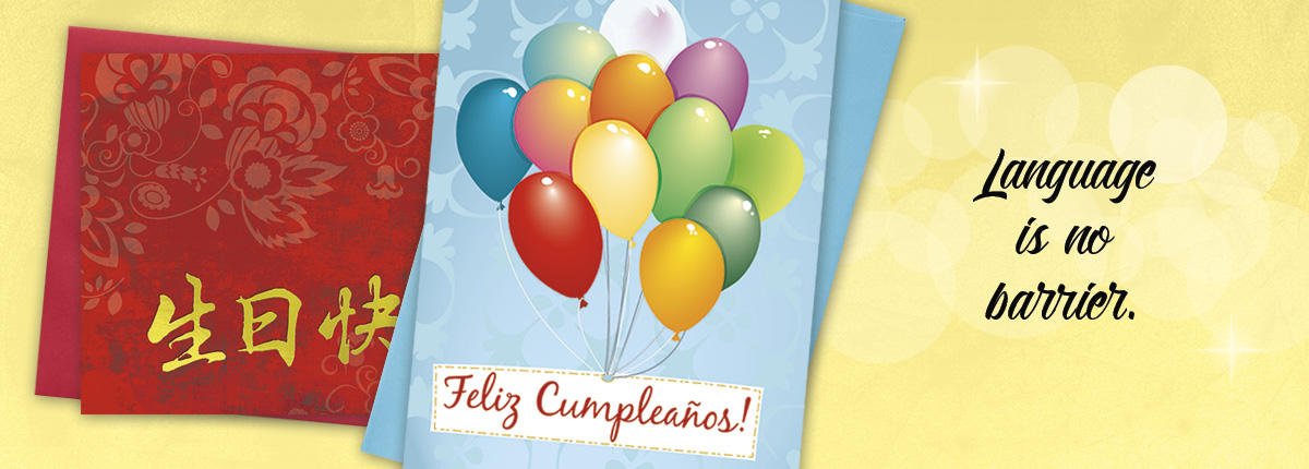 International Birthday Cards